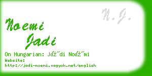 noemi jadi business card